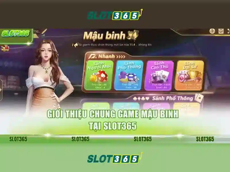 Các trò chơi có mặt tại Slot365