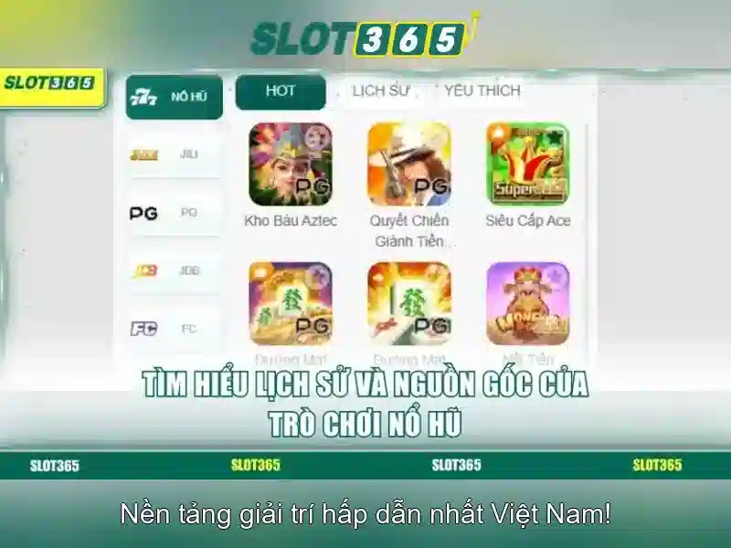 Slot365: Khám phá nền tảng casino slot trực tuyến đáng tin cậy