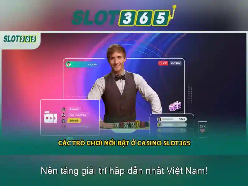 Slot365: Nền tảng casino trực tuyến uy tín và các trò chơi hàng đầu