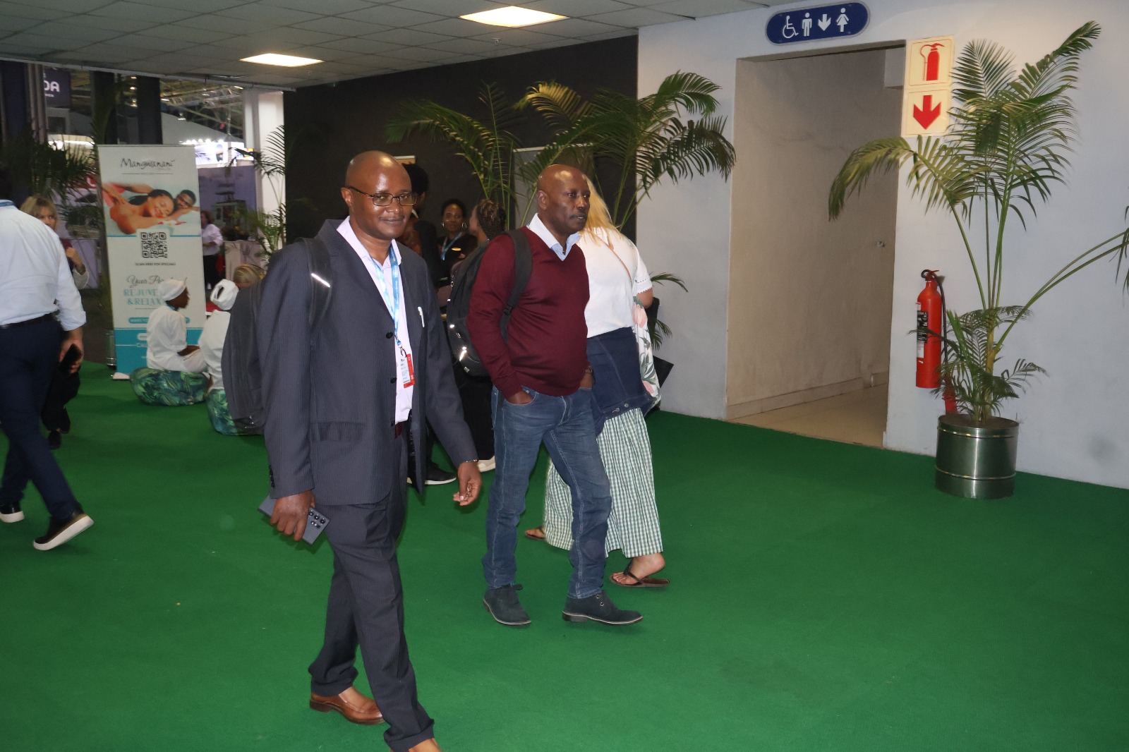 The delegation participating in the event